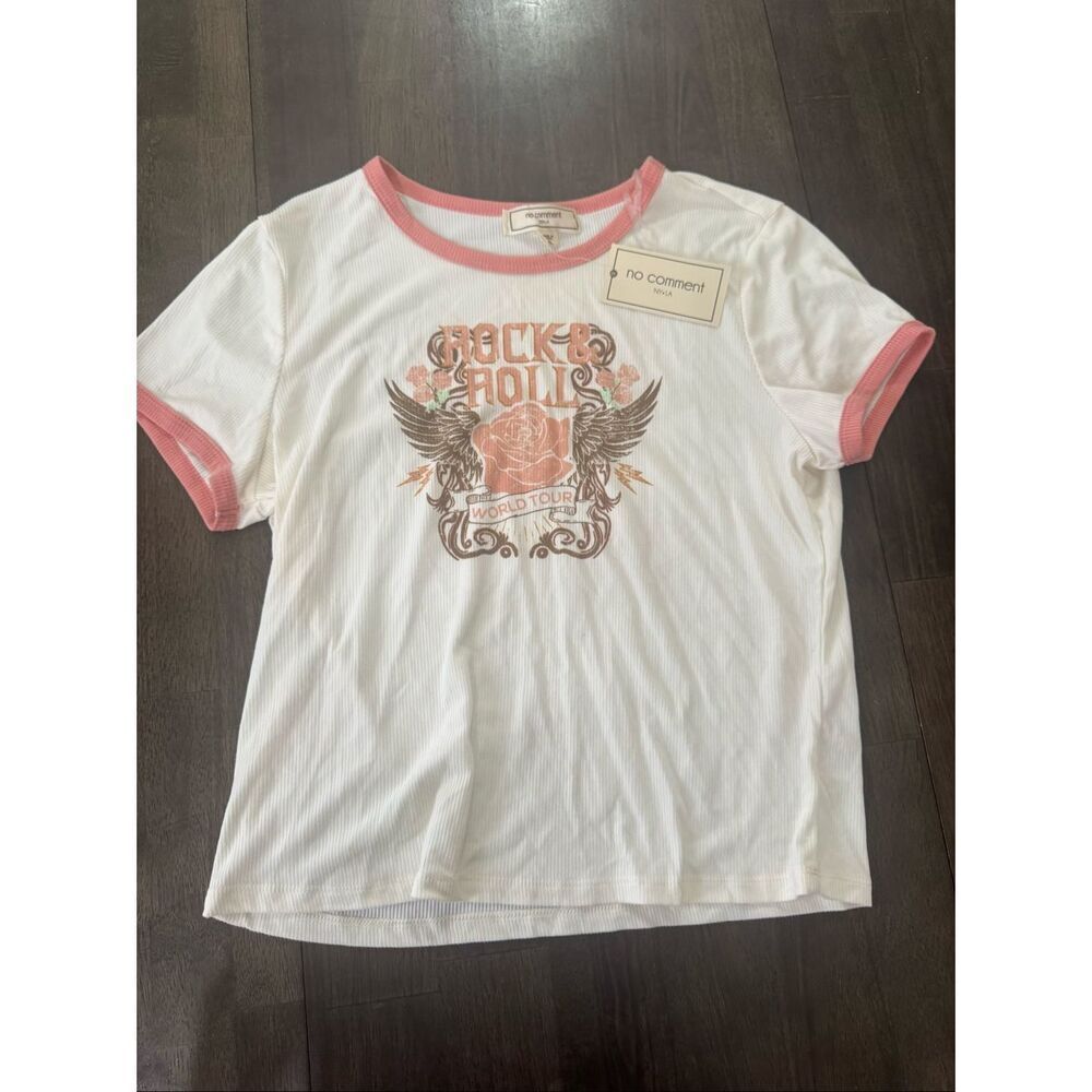 Rock & Roll World Tour Ringer Tee New XL